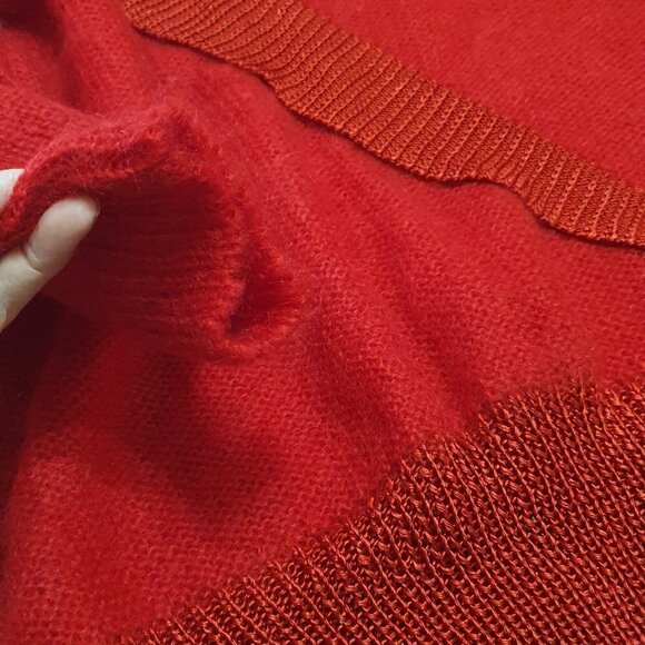 Nina Ricci Week End Ribbed Knitted Rose Sweater - Picture 9 of 11